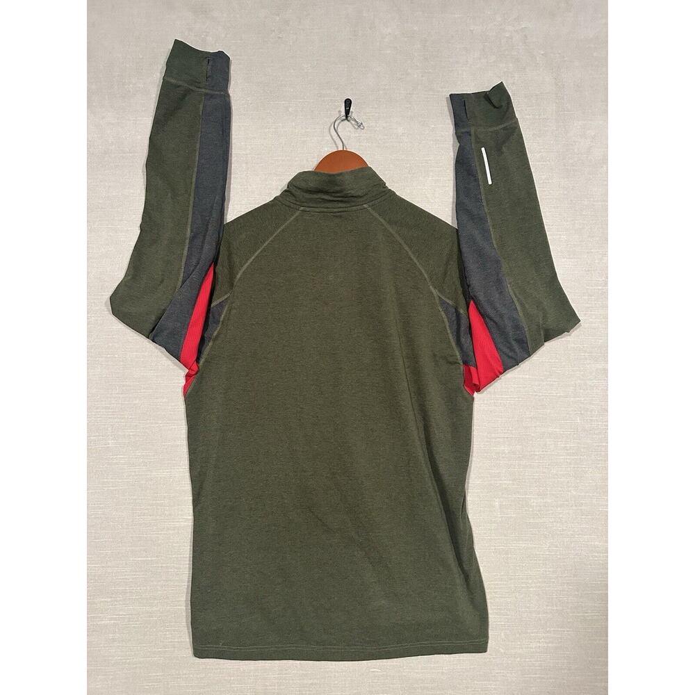 Polo Ralph Lauren Performance Sport Thermo Vent Stretch 1/4 Zip Green Large - Picture 8 of 8